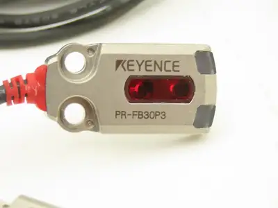 Keyence PR-FB30P3 Mini Photoelectric Sensor Flat Reflective 48" Cable  Lot of 3