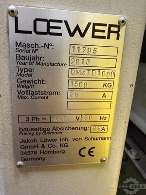 USED 2013 LOEWER DM4TD1000 DISC MASTER
