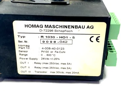 USED HOMAG 4-008-40-0123, R 1030-HO1-5