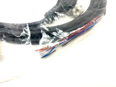 USED KEYENCE SINGLE ENDED CONNECTION CABLE M12 L-SHAPED CONNECTOR