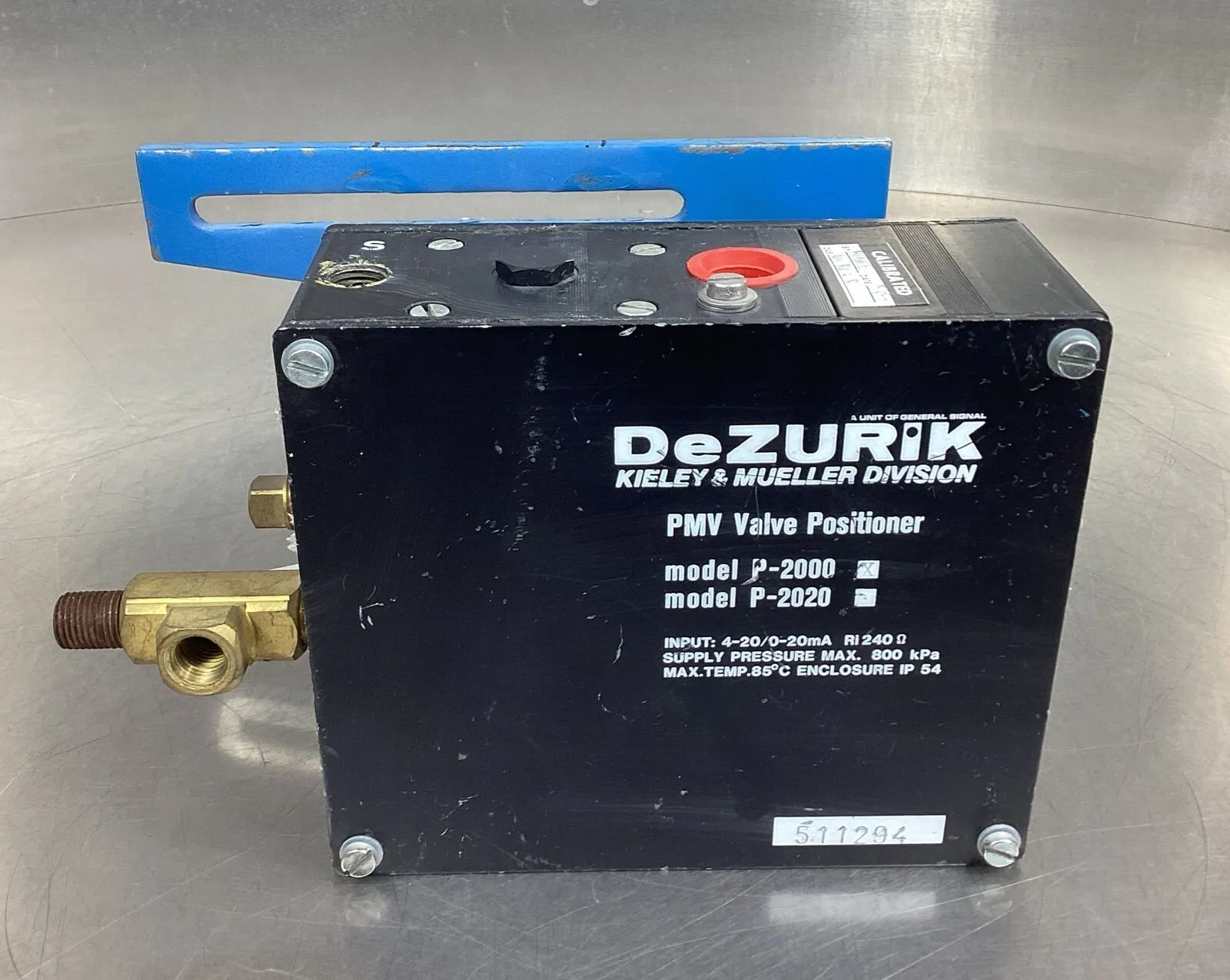 DeZURIK P-2000 PMV Valve Positioner 6F