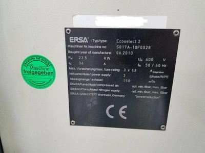 USED 2010 ERSA ECOSELECT 2