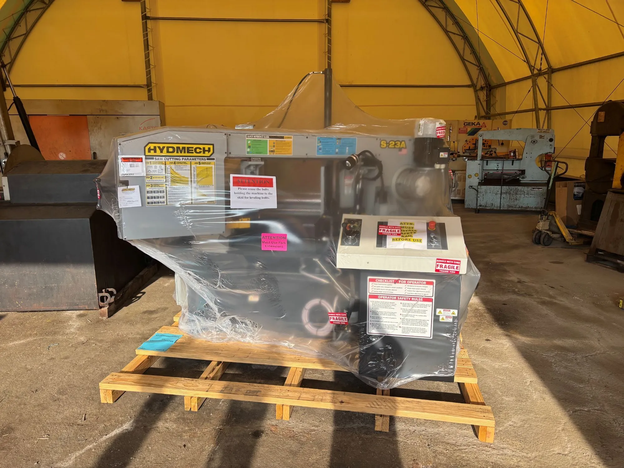 New | in-Stock 2026 HYD-MECH S-23A Horizontal Band Saws Pennsylvania US | Demmler Machinery Inc. #1293861