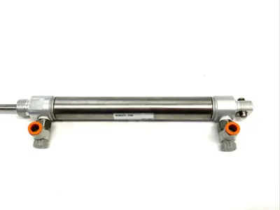 USED SMC ROUND BODY AIR CYLINDER, 0.75" BORE, 4" STROKE