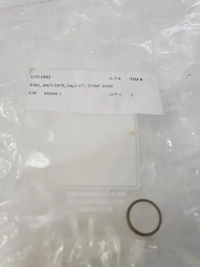 D10-1883 RING, ANTI-EXTR, HALF-HT, 0.564 IN. BORE