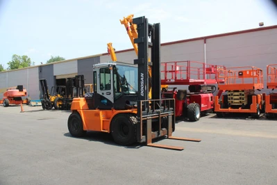 Used 2021 DOOSAN D80S Internal Combustion Forklifts: Pneumatic Tire Pennsylvania US | National Lift Equipment #1382142