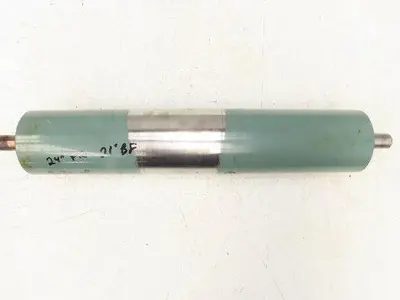 Hytrol 4"x 20.25" Take-Up/Tail Pulley for 24" Conveyor 21"BF 1" Shaft