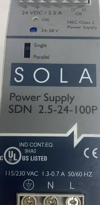 USED SOLA SDN 2.5-24-100P