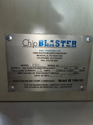2007 LNS CHIPBLASTER D30 Accessories & Tooling | Mohawk Machinery (5)