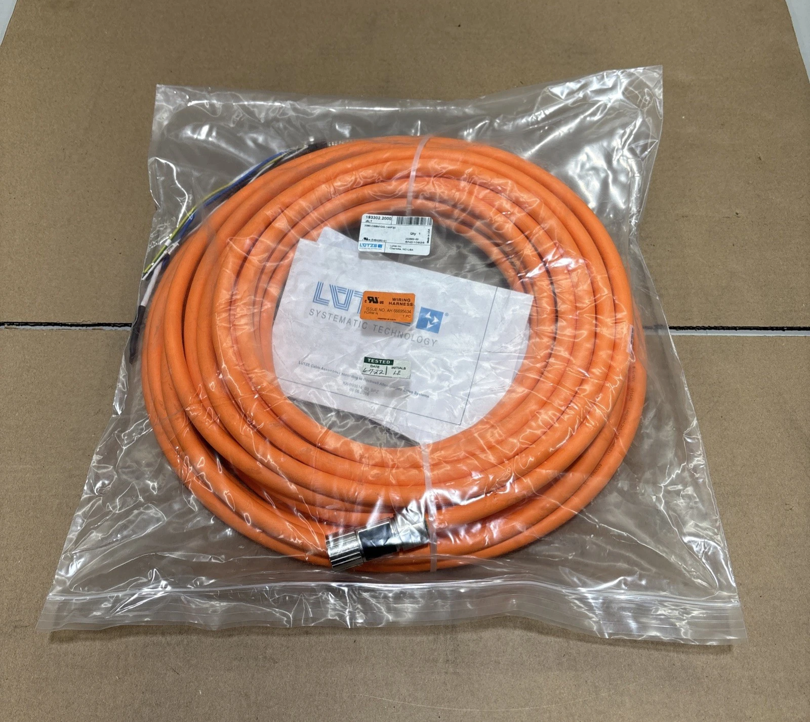 New | in-Stock LÜTZE 193302.2000-ALT Cable & Wire Indiana US | J&J Industrial Supply #1377331
