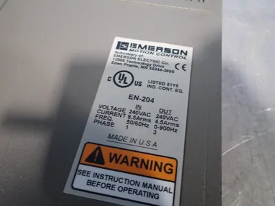 Used EMERSON EN20400000 Servo Drives Ohio US | HGR 24 #878571