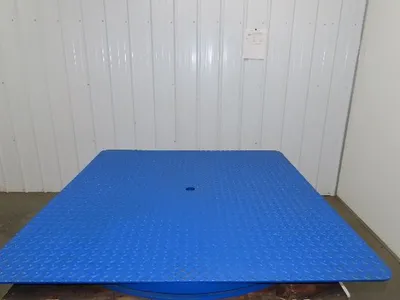 Vestil CA-KP-4848-4 Heavy Duty King Pin Carousel 48x48" 4000lb 1/4" Steel Plate