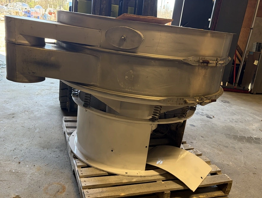 Used 48" stainless steel Sweco screener with base and 2