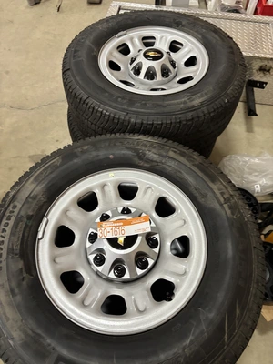 Used TIRES WITH 230 MILES ON THEM WITH RIMS. CAME OF GMC 2500 _UNKNOWN_ Wheels & Tires Michigan US | Miedema Asset Management Group #1419283