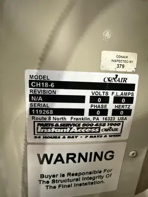 Used CONAIR SC30 Dryers Michigan US | Ideal Machinery #1293378