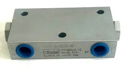 NEW PARKER 413-3/8D2-6 HYDRAULIC VALVE 41338D26