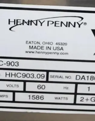 USED HENNY PENNY HC-903