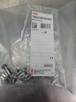 ABB 1SNA176278R1600 BJMI5-2 Poles Jumper Bar, Lot of 10. 4F-47/1