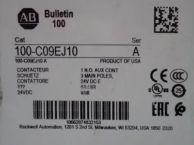 NEW ALLENBRADLEY 100C09EJ10