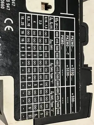 USED MOELLER PKZM0-16
