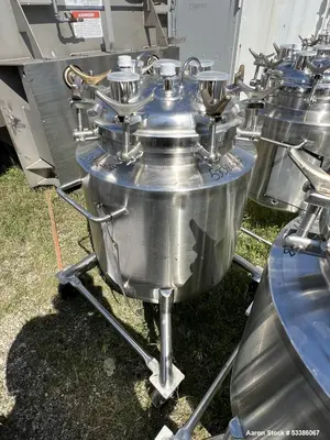 Used Vertical 103L Stainless Steel Freeze/Thaw Vessel – 100 PSI Rated