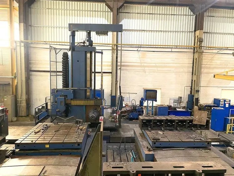 Used PEGARD 160 - X: 9000 - Y: 650 - Z: 3000 - W: 1200 MM CNC Horizontal Floor Type Boring Mills BE | Apt International N.V #361986