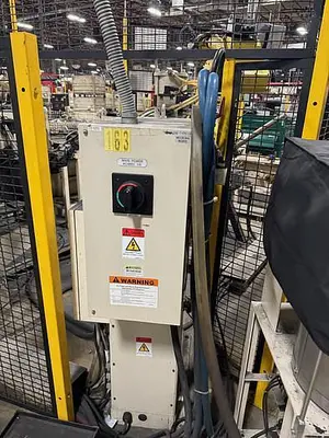 Used NELSON/FANUC STUD WELDING CELL WITH FANUC M-710IC/50 R-30IB AND ROBOT INTERFACE Robotic Welding Cells | Harbor Machinery Inc. #1283382