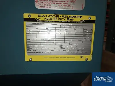 USED BALDOR Baldor Reliance 800HP Motor with Thermofin Air-to-Air Heat Exchanger