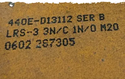 ALLEN BRADLEY 440E-D13112 SAFETY SWITCH SER. B 440ED13112