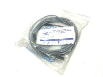 NEW IMI BIMBA CURRENT SINKING HALL EFFECT SWITCH, NPN, W/ 5M MATING CABLE