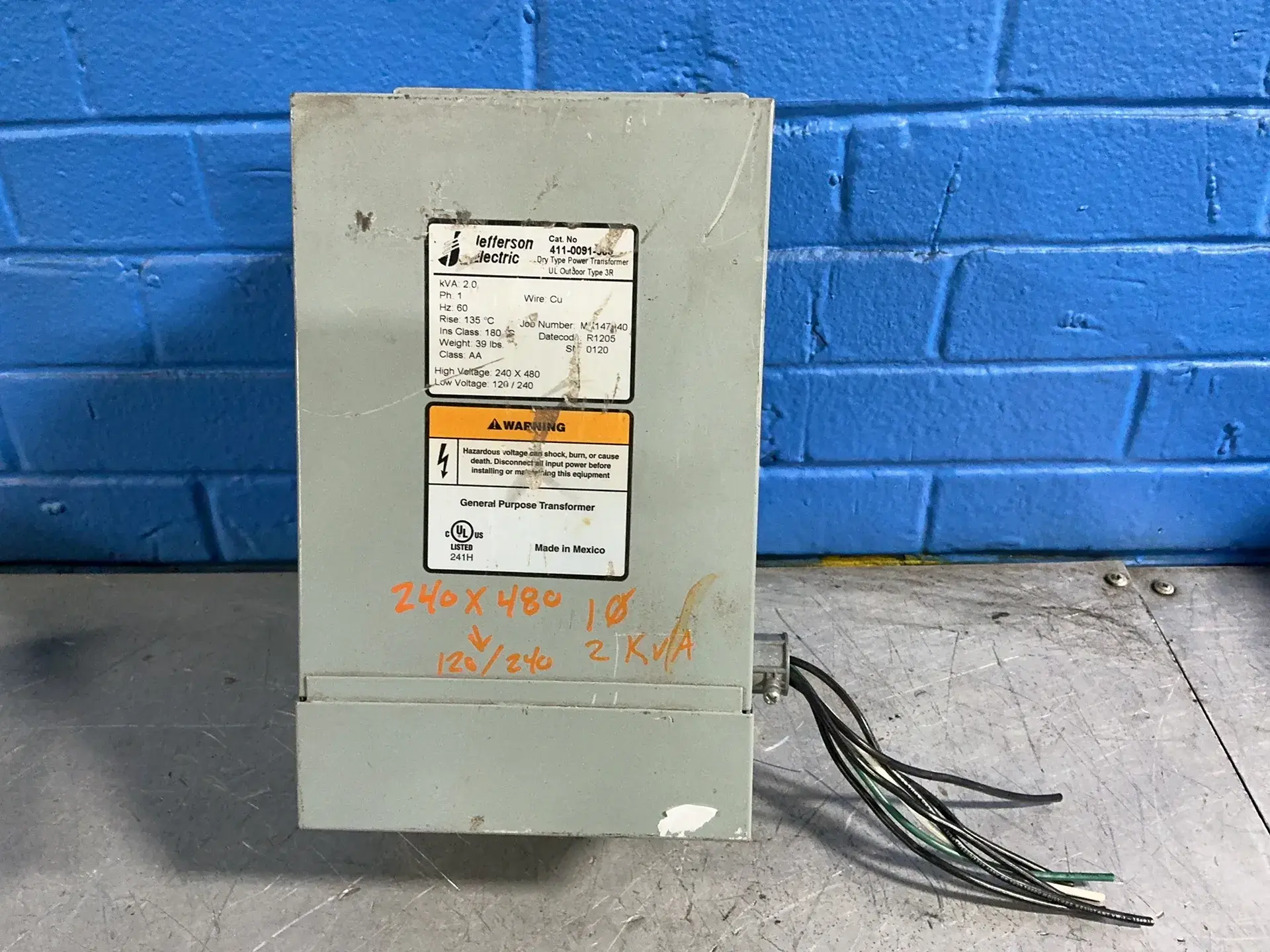 Used JEFFERSON ELECTRIC _UNKNOWN_ Distribution Transformers Ohio US | HGR 24 #1455424