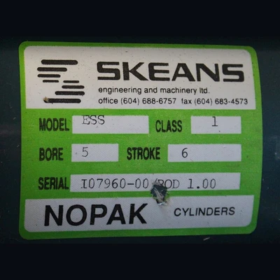 Skeans Nopak Model E Air Cylinder