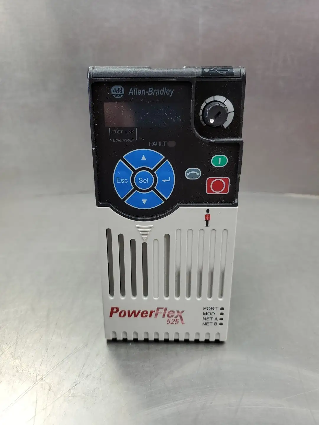 USED Allen-Bradley 25B-D2P3N104 PowerFlex 525 AC Drive, 1HP, 0.75kW