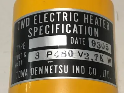 USED TOWA SEIDEN 3P480V2.7KW