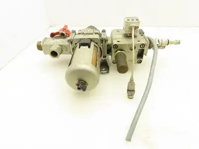 SMC AW40-04 Pneumatic Air Treatment Soft Start Valve And Lock Out Hand Valve