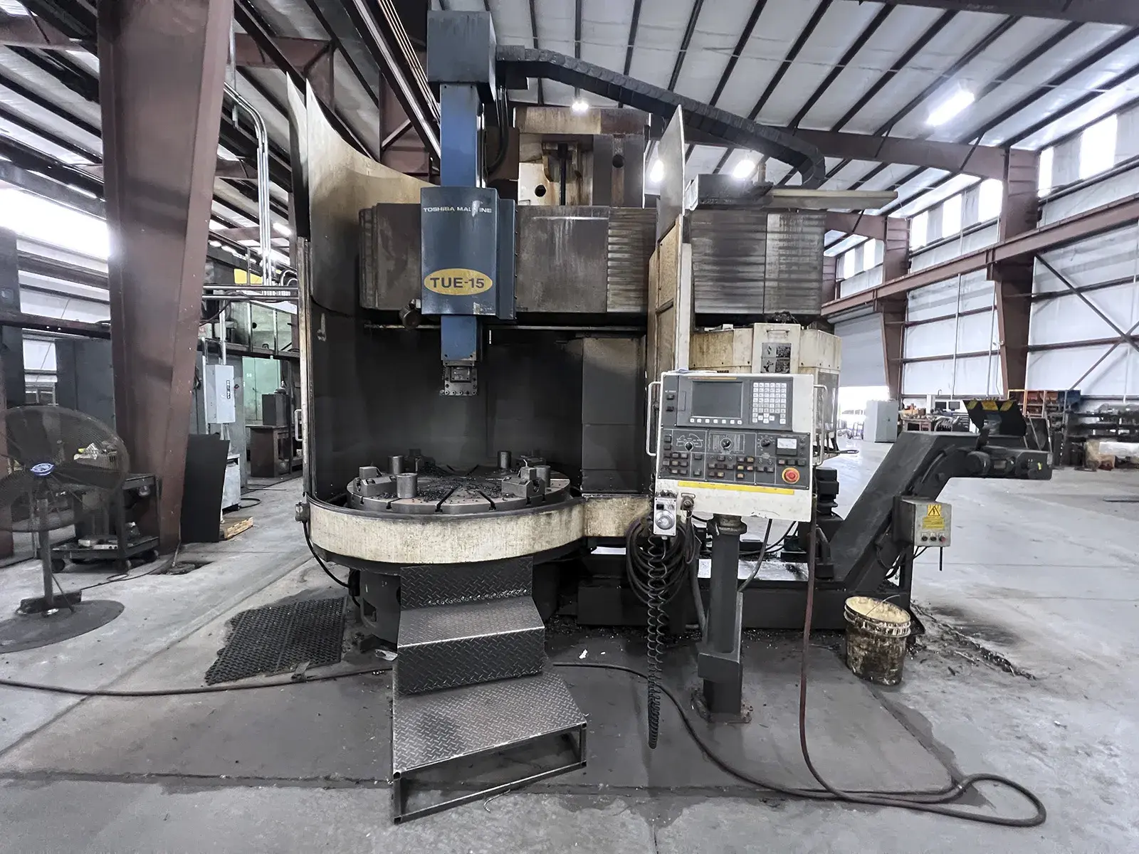 Used 2007 Toshiba TUE-15 Vertical Boring Mills (incld VTL) Texas US | Machine Tool Bids #1053743