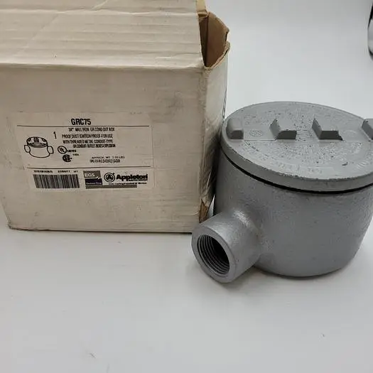 New | in-Stock APPLETON APPLETON GRC75 CONDUIT OUTLET BOX - *NEW* IN BOX Cable & Wire | ND Industrial Surplus #1218938