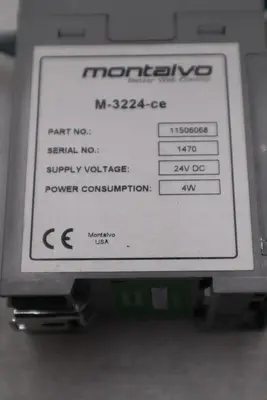 MONTALVO M3224-CE / M3224CE LOAD CELL AMPLIFIER STOCK H1817