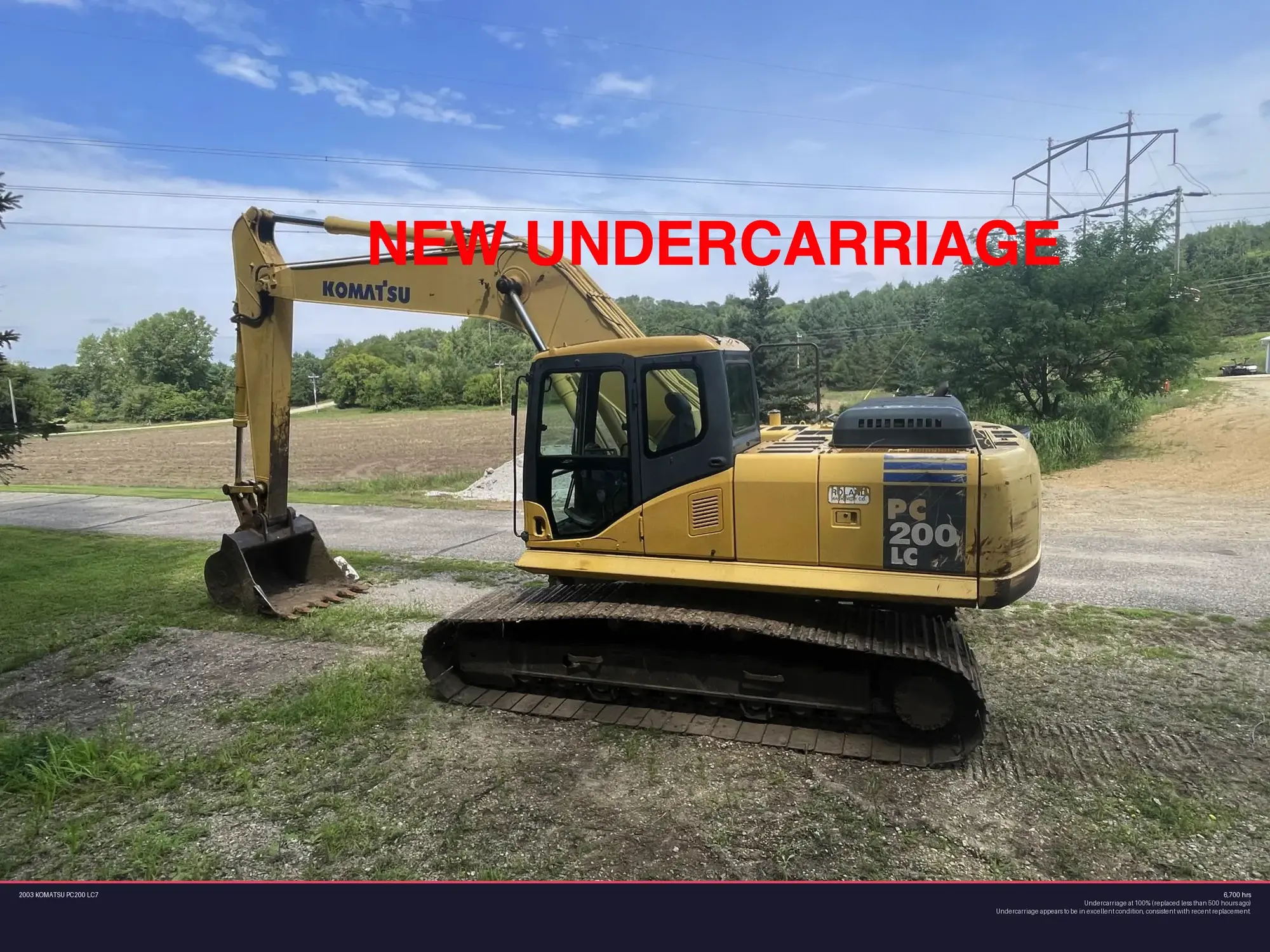 Used 2003 KOMATSU PC200 LC7 Excavators Wisconsin US | Proxy Equipment #1378431