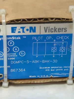 Used VICKERS DGMPC-5-ABK-BAK-30 Pump & Valve Parts Ohio US | Surplus Asset Holdings #1246385