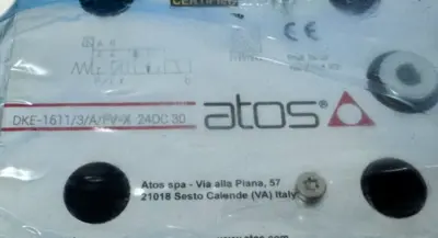 NEW ATOS DKE-1611/3/A/FV-X 24DC 30 CONTROL VALVE AT-683-TUV