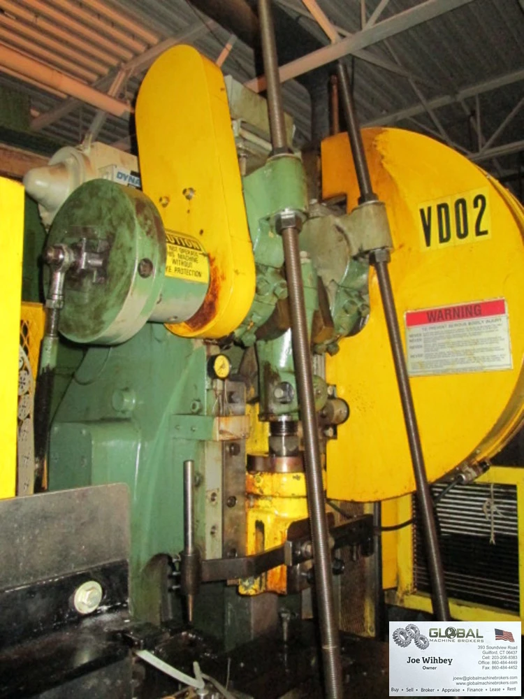 Bliss 35 Ton OBI Stamping Press 2" Stroke 250 Spm New 67 W/Eddy Current Drive