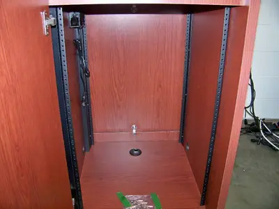 Exact Furniture Executive / Elegant RE-116 16RU A/V Equipment Rack / Cabinet - NEW IN BOX