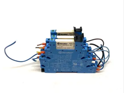 Used Finder 5 Pin Relay Socket w/ Power Relay LOT OF 3 Relays & Switches Michigan US | Maverick Industrial Sales #1397992