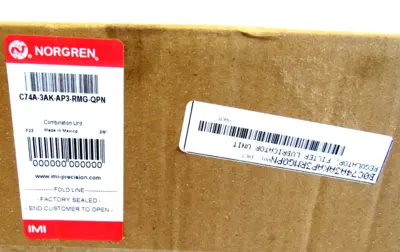 NEW NORGREN C74A-3AK-AP3-RMG-QPN FILTER LUBRICATOR UNIT C74A3AKAP3RMGQPN