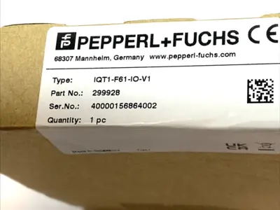 USED PEPPERL+FUCHS HF RFID READ/WRITE HEAD IO-LINK 13.56 MHZ IP67