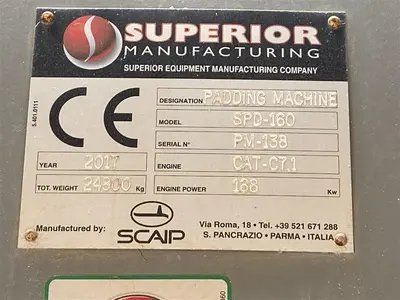 USED 2017 Superior SPD-160