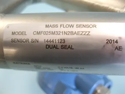 USED Micro Motion CMF025 M321N2BAEZZZ