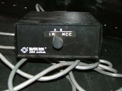 QTY. 1. BLACK BOX A MICOM COMP. A,B,C, SWITCH, S/N...