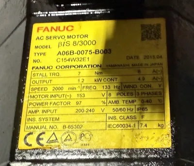 2015 FANUC A06B-0075-B003 Servo Motors | Great American Equipment Company (4)